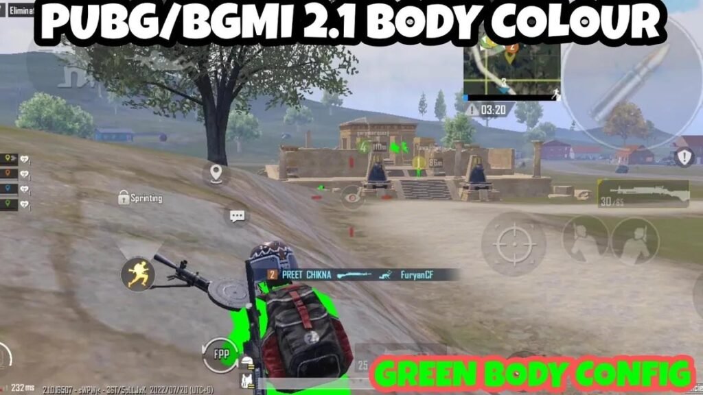 green body pubg 2.1