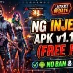 NG Injector APK v1.123.18 latest version screenshot for Free Fire on Android devices.